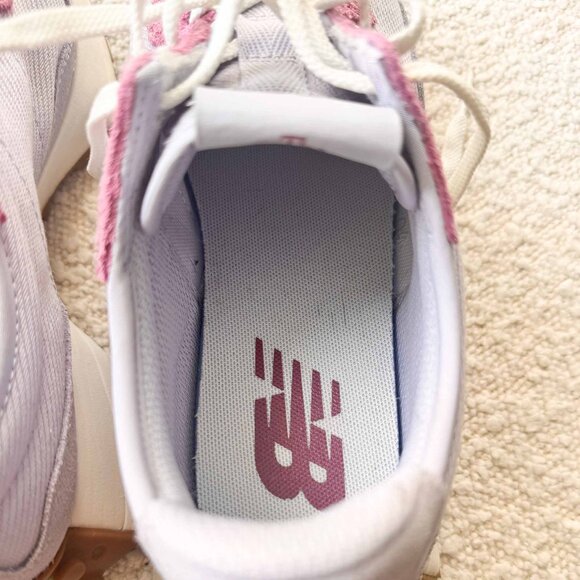 New Balance 327 x Calia Women 7.5 Purple-White Suede Sneakers - Picture 9 of 16